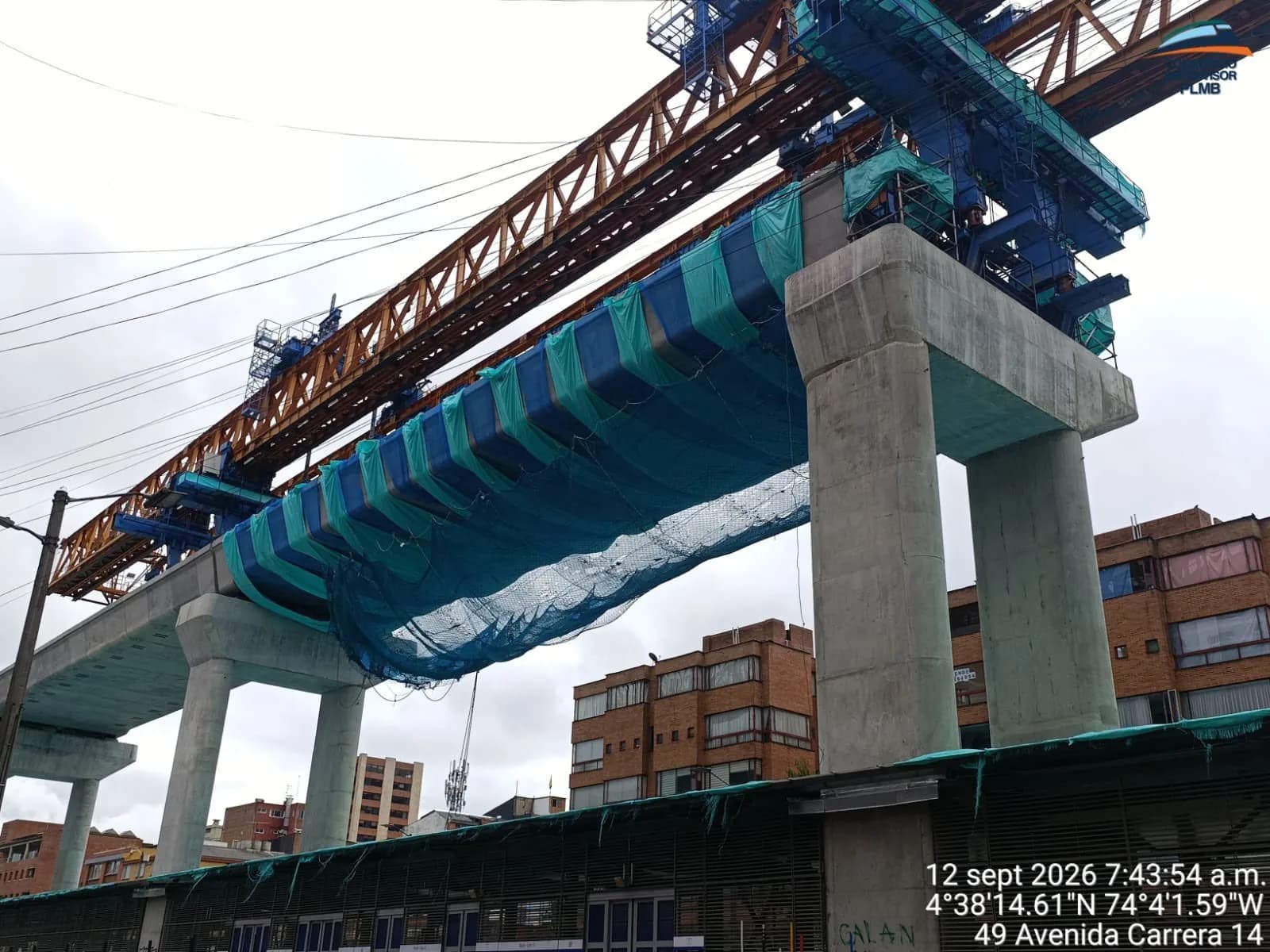 El Metro de Bogotá completa 18 kilómetros de viaducto