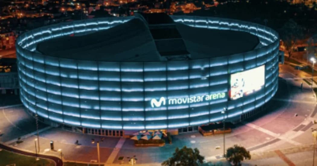 El Movistar Arena de Bogotá dejará de llevar ese nombre desde octubre